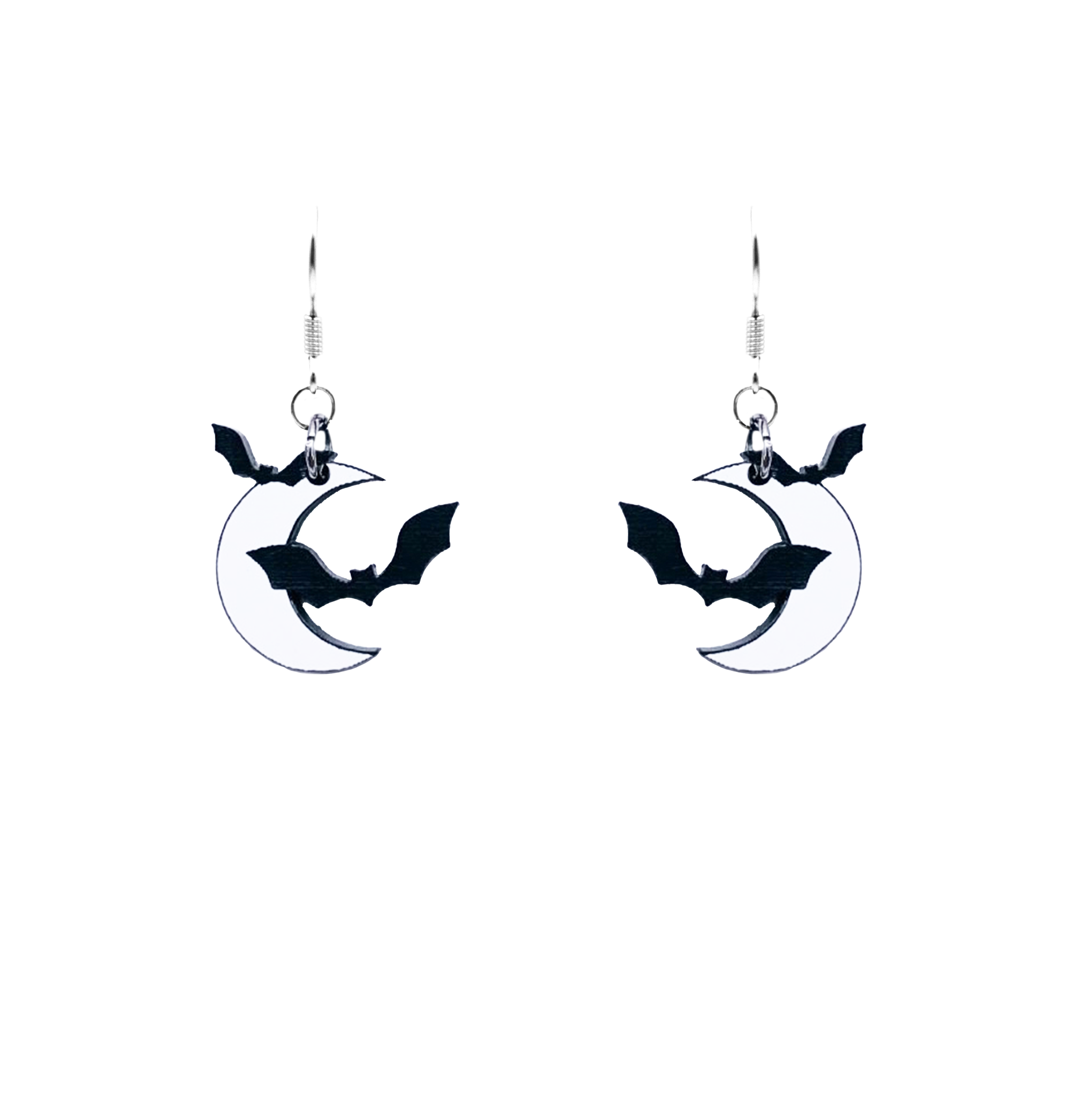 spooky mini moon earrings – PYROMANIAX