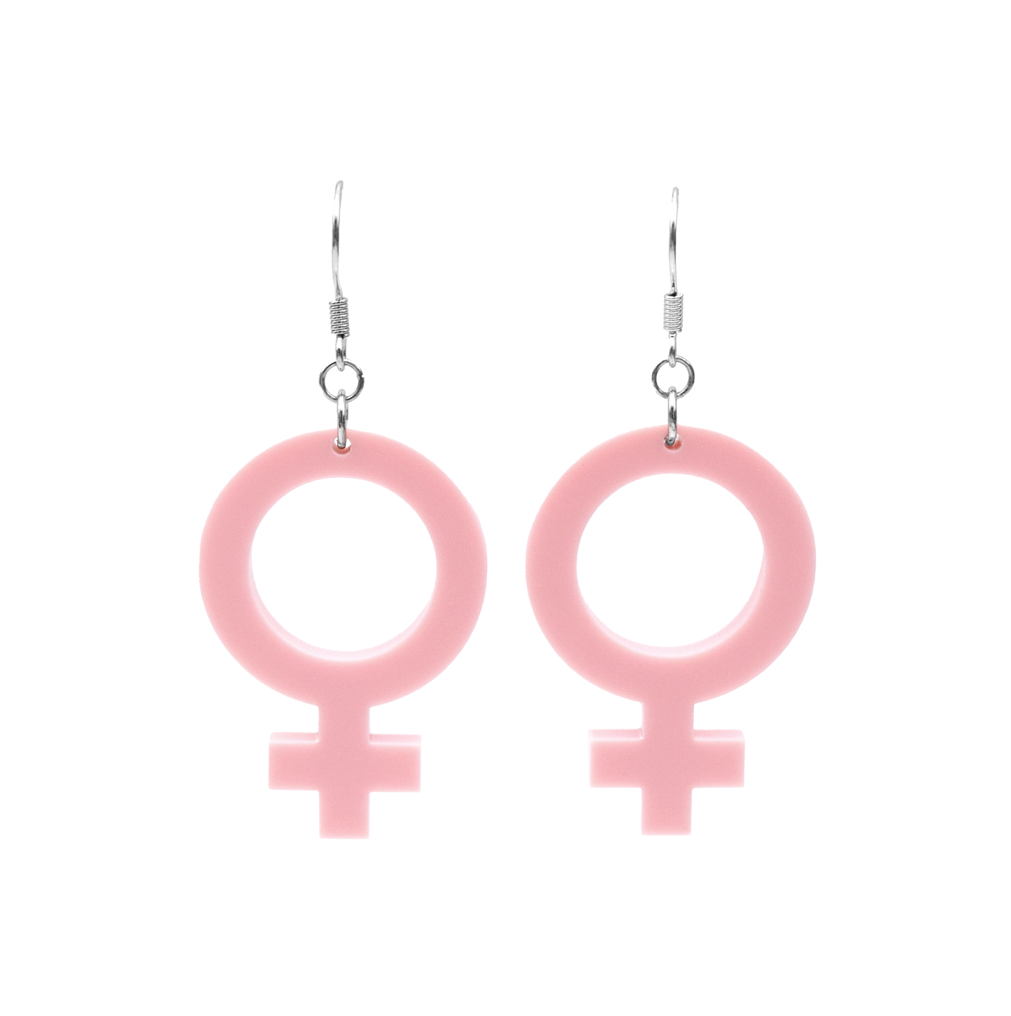female symbol earrings