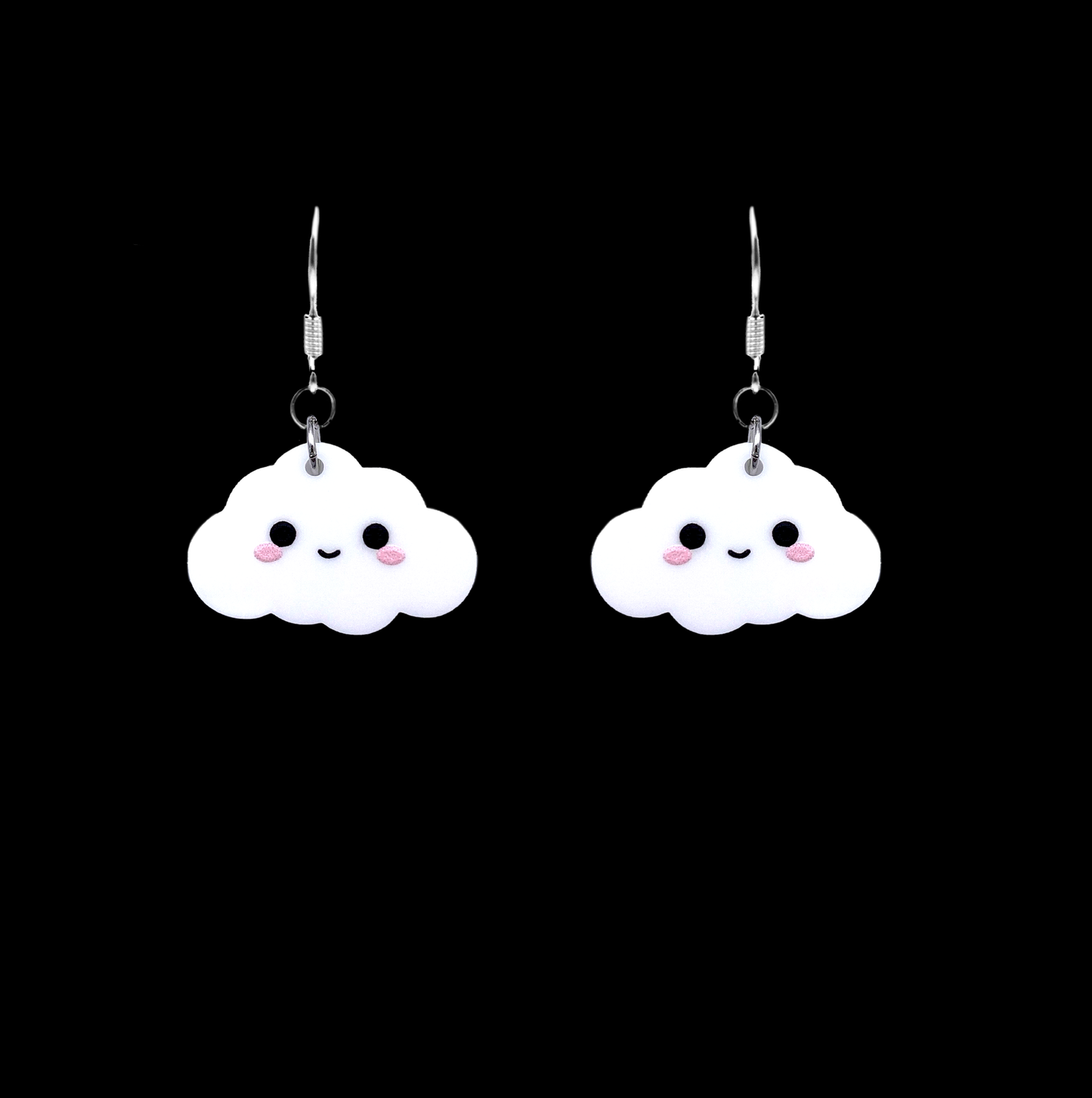 happy cloud earrings
