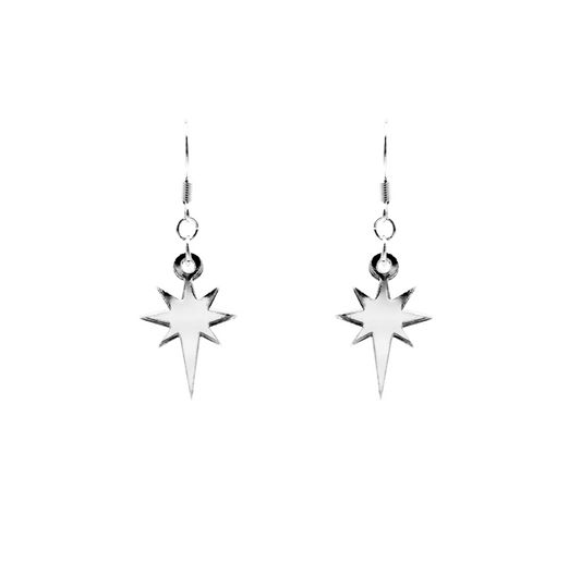 silver mini twinkle earrings